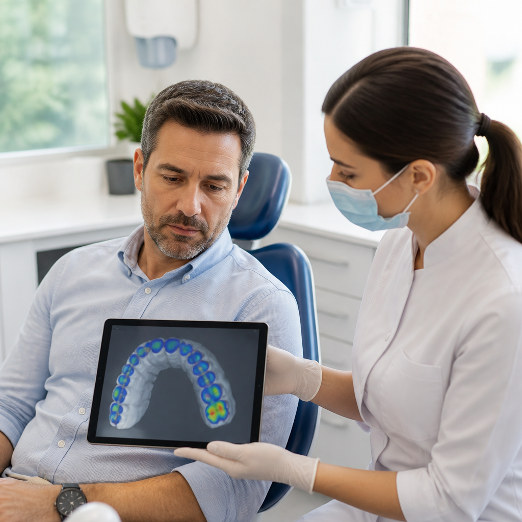 Mapeamento oclusal digital na prática corporativa: como ajustar a mordida com precisão e reduzir queixas como mandíbula estalando